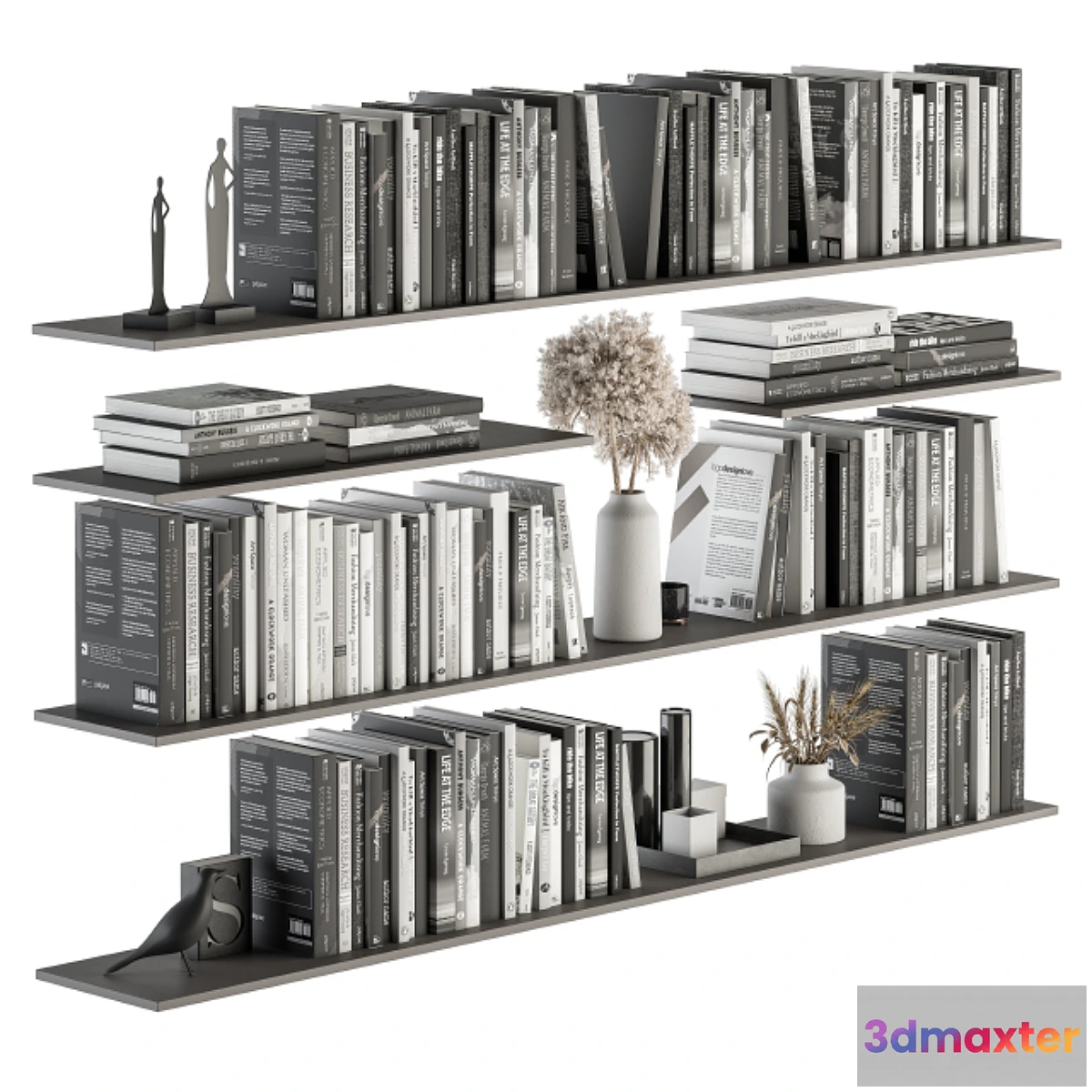 701876 - Decorative Set on Shelves and Decor objects - Set 07