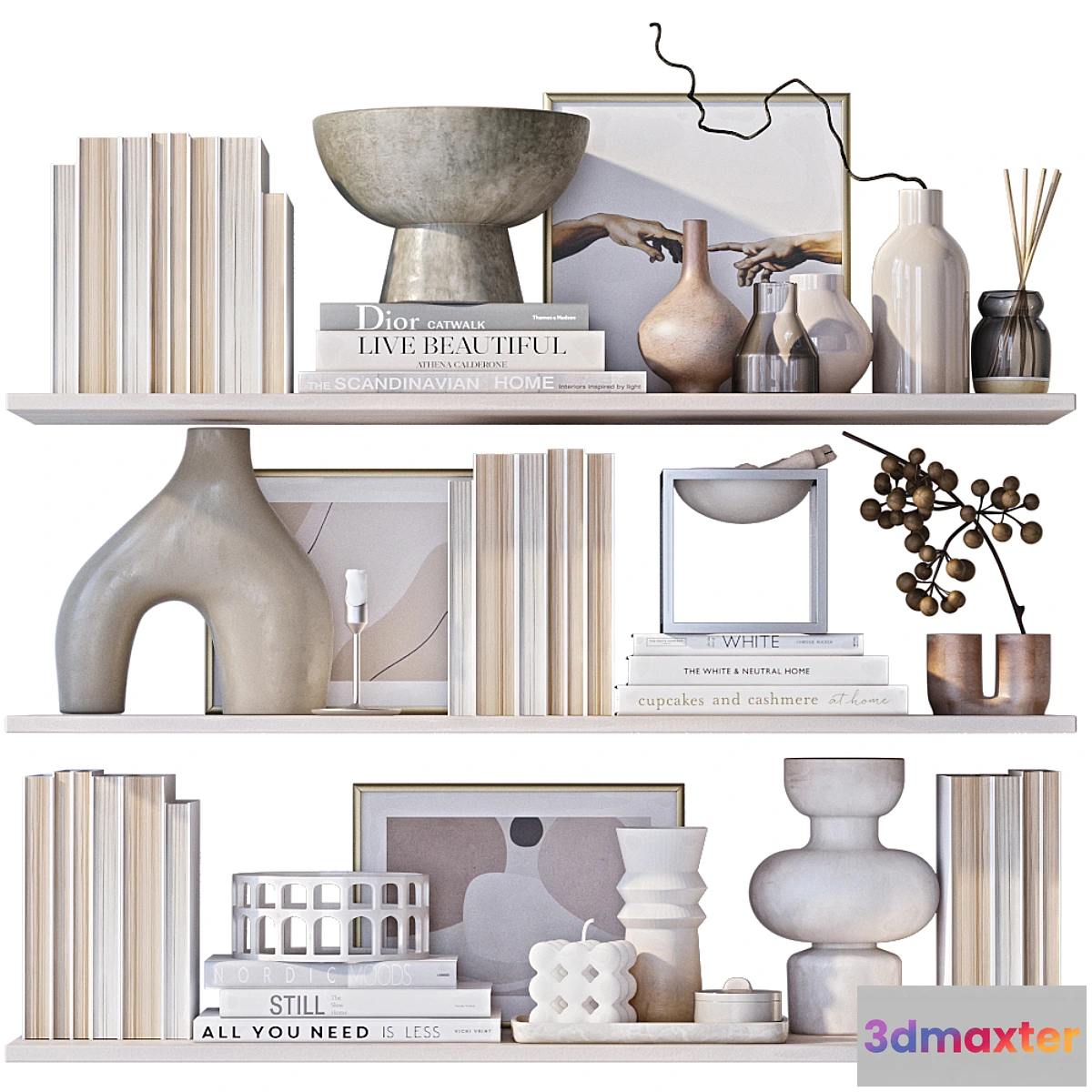 701996 - Shelves with decor - No.7