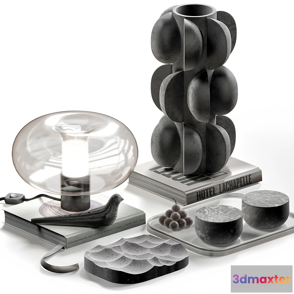 702056 - Coffee table decor set 045 with lamp - No.2