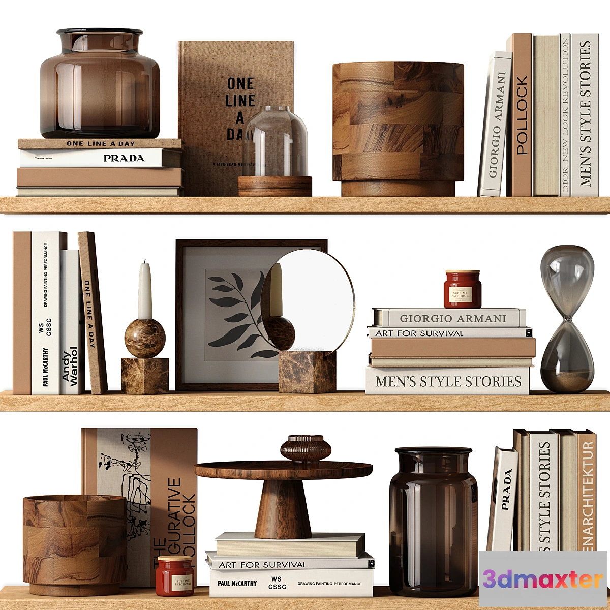 702338 - Decor set BROWN - No.2