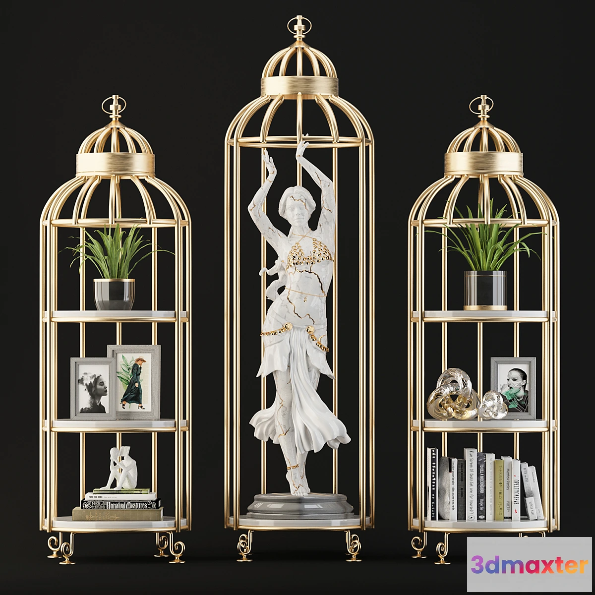 702368 - Decorative and plants Set 002- sibel dancer girl