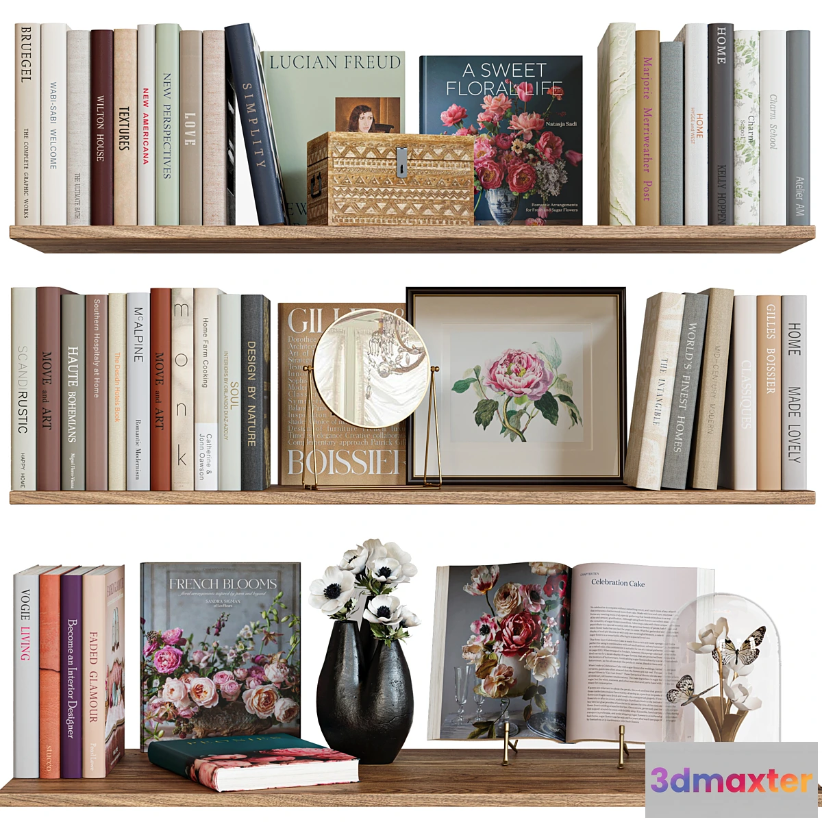 702444 - Decorative set with books - No.4