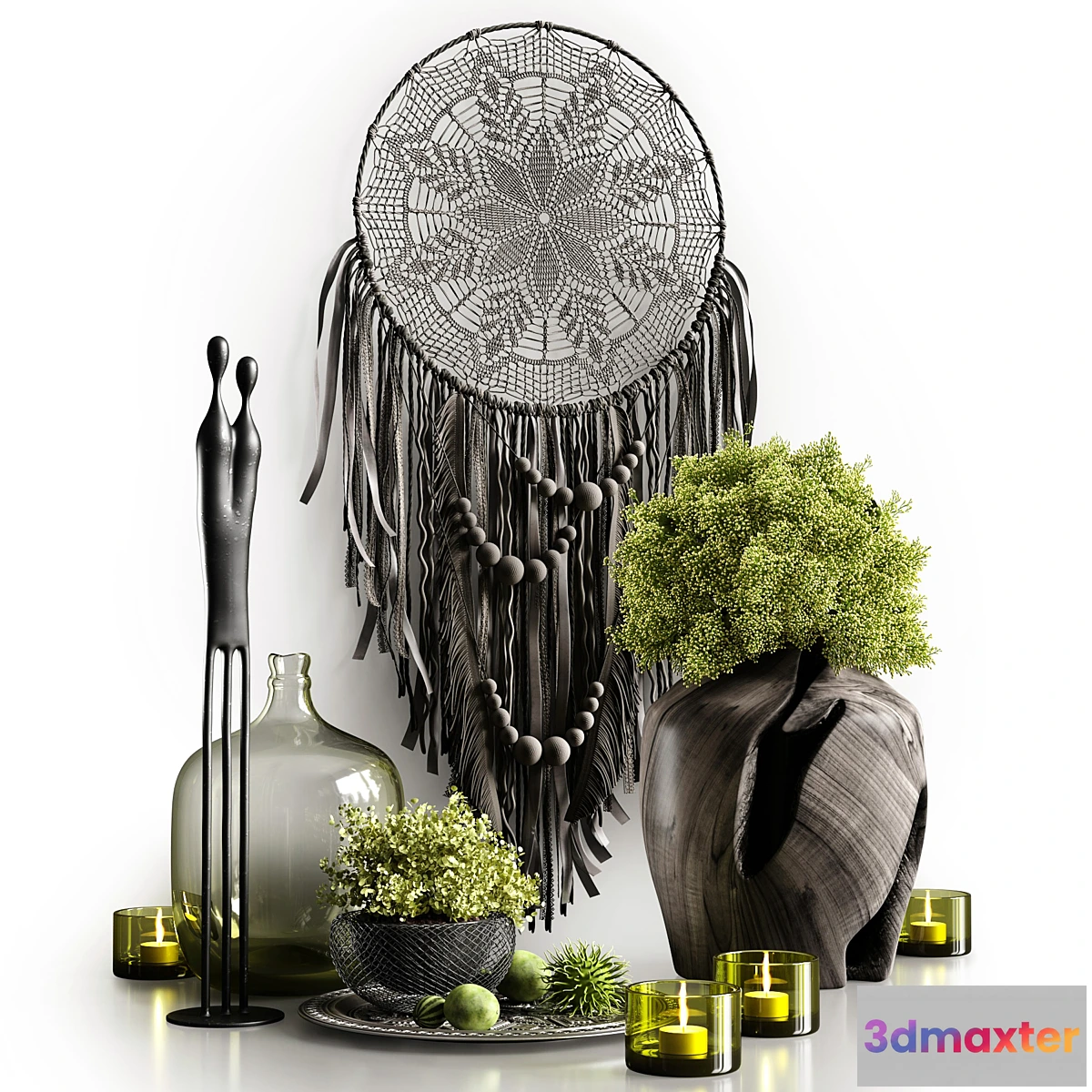 715406 - Decorative set in dark colors - No.2