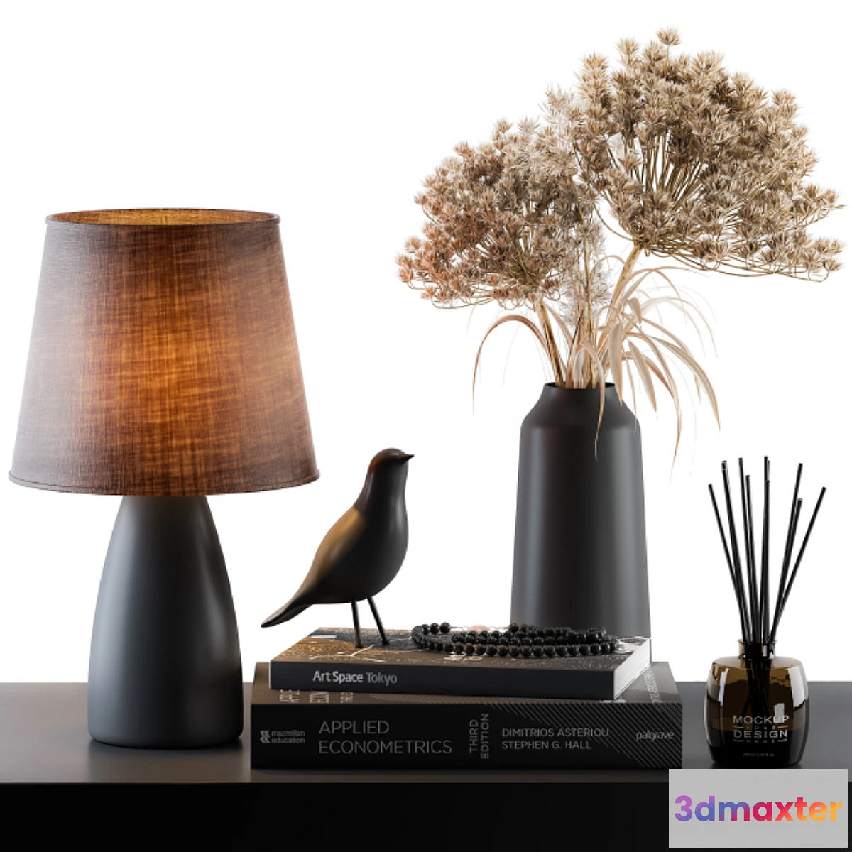 715414 - Decorative Set Lampshade with Dried Plants - No.2