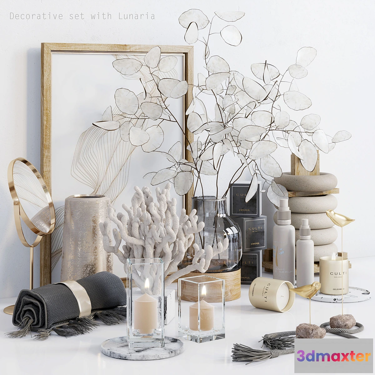 715566 - Decorative set with Lunaria - No.2