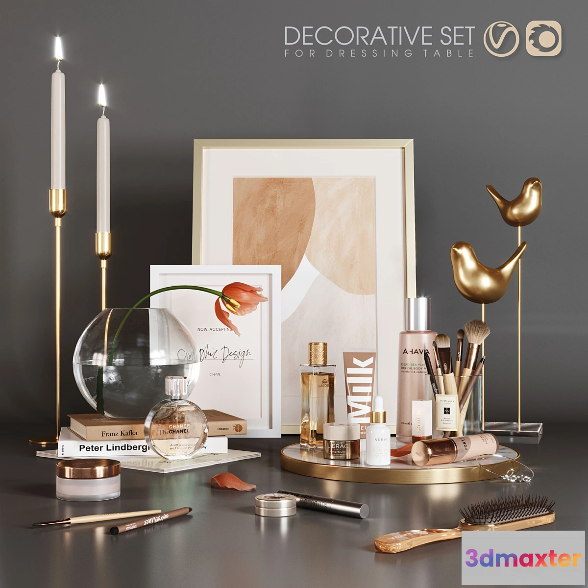 715598 - Decorative set with Tulip - No.2