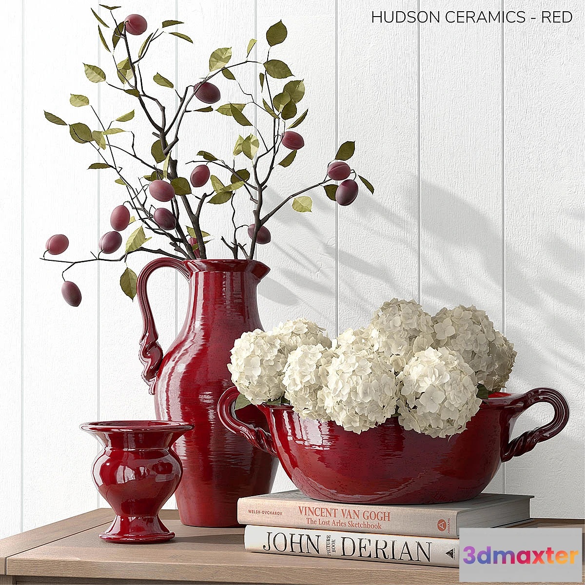 715650 - Pottery Barn HUDSON CERAMICS - RED - No.2