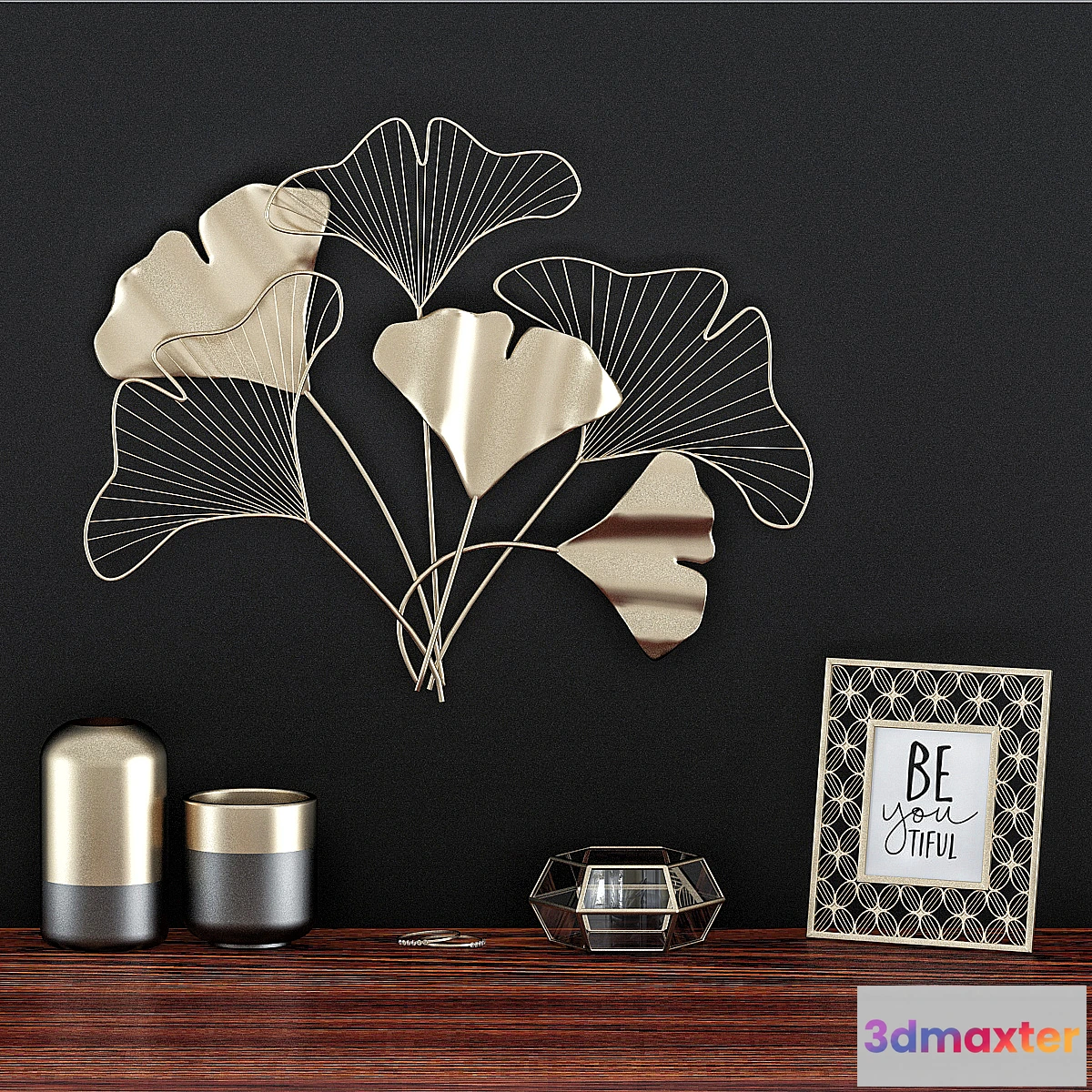 715702 - Decor Murale Metal - No.4