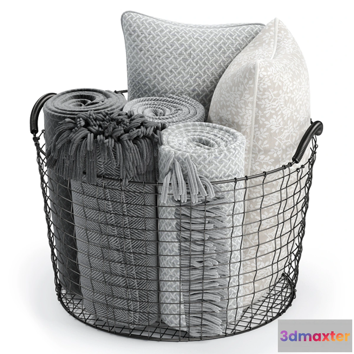 717932 - METAL BASKET DECOR 03 - No.2