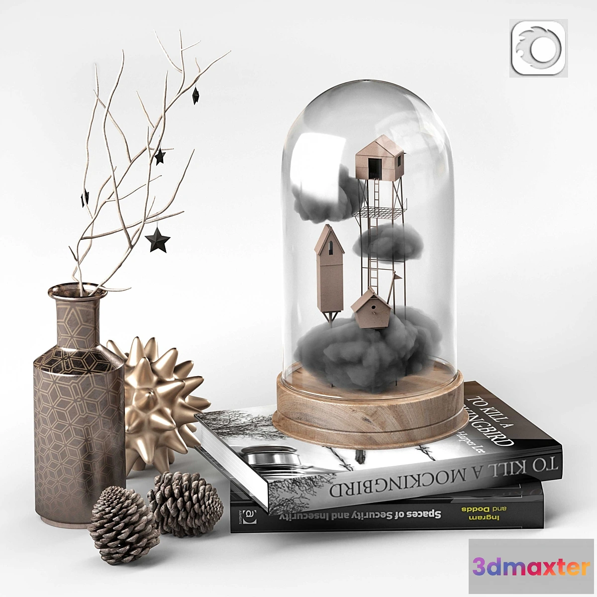 739535 - Cloche glass decorative - No.2