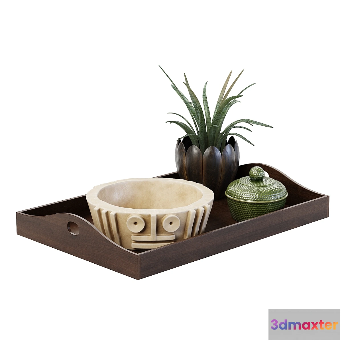 768743 - Tray with Decor - No.2
