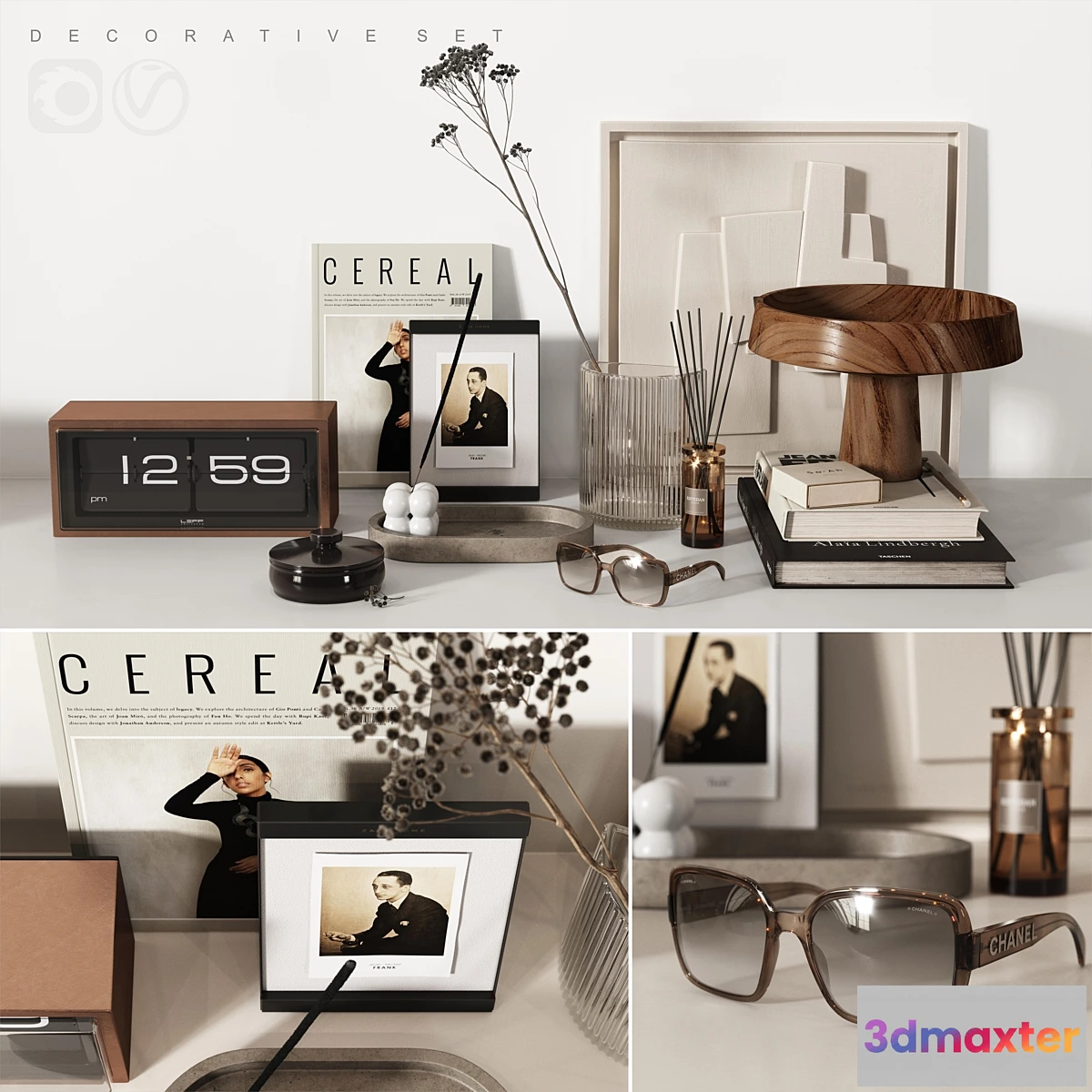 768765 - Retro Decorative Set - No.3