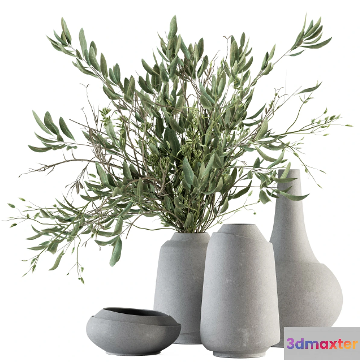 769015 - Vase and Plant Decorative Set - Set 81