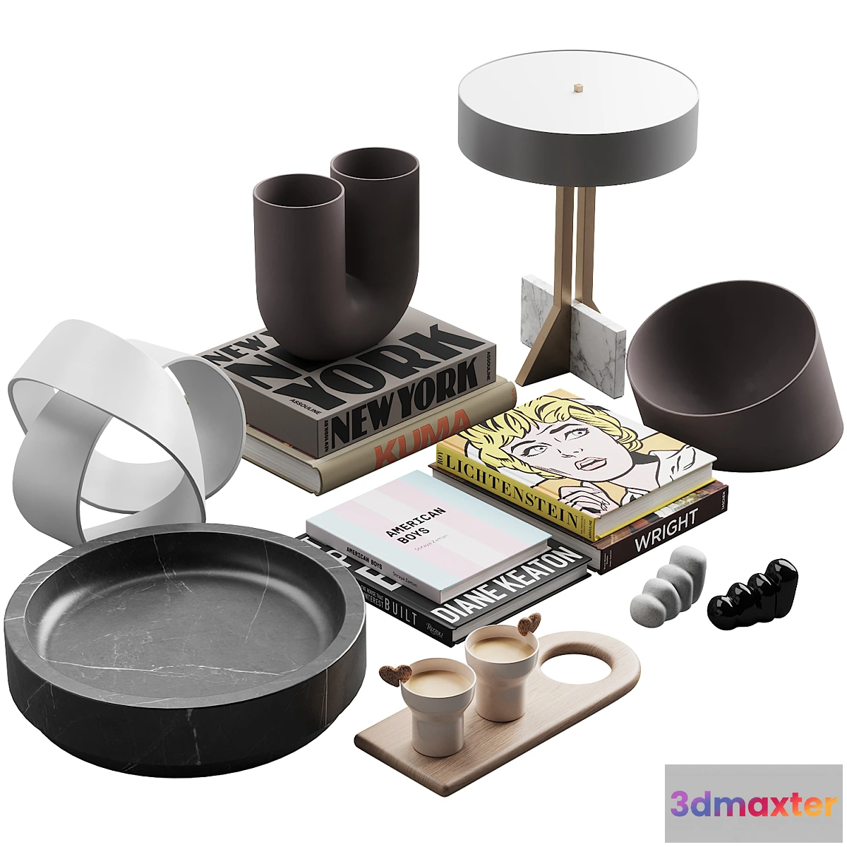 769445 - 120 decorative set 033 american style neutral decor P02 - No.2