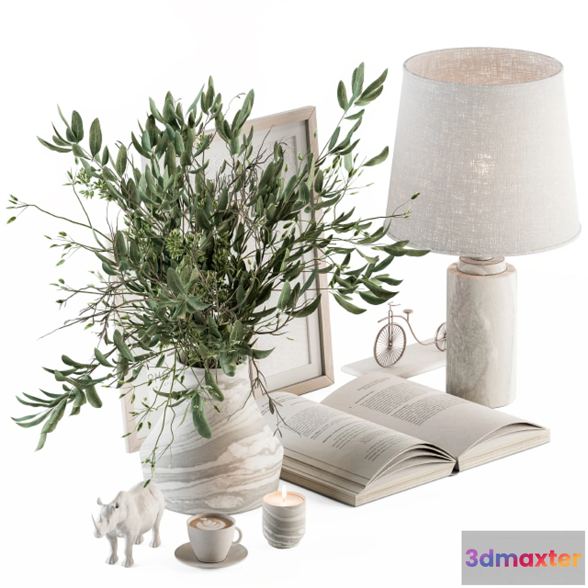 784452 - Decorative Set with Bouquet - Set 71 - No.2