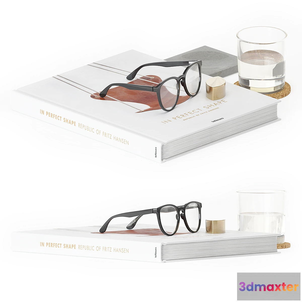 784584 - Decorative Set Glasses And Book - No.3
