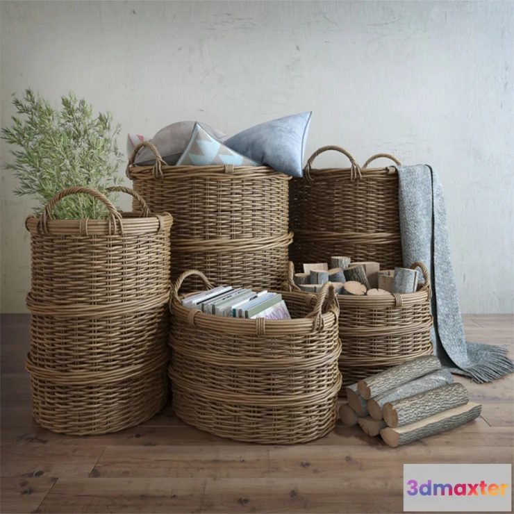 788124 - Basket with handles - No.2