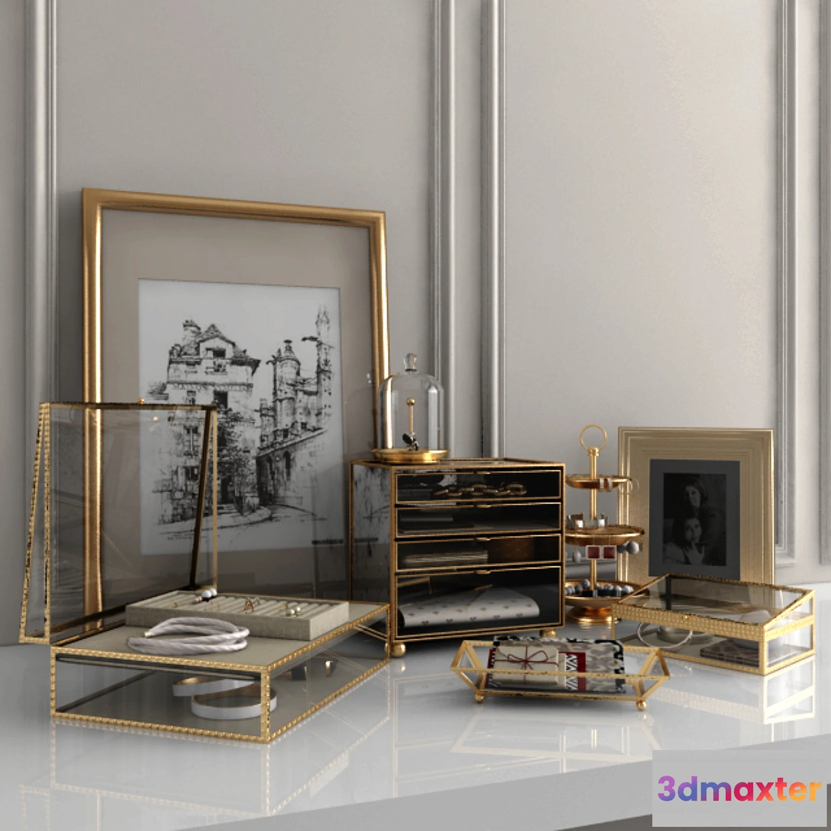 793542 - Decorative set of 3 - No.4