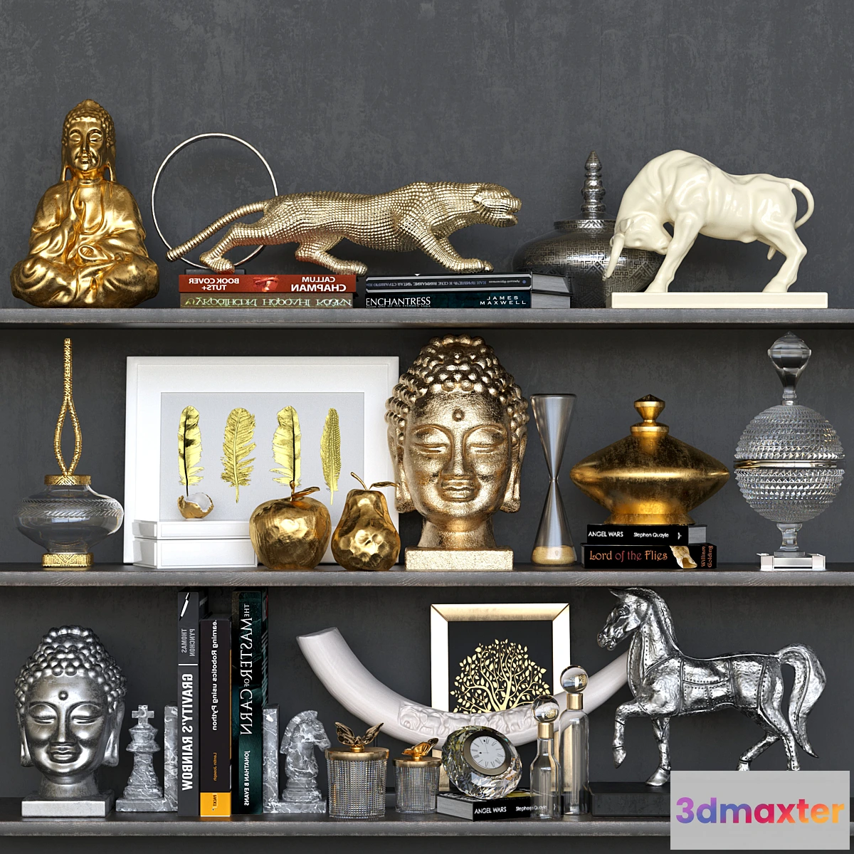 794138 - A collection of sculptures for design projects and decor elements to create coziness - No.2