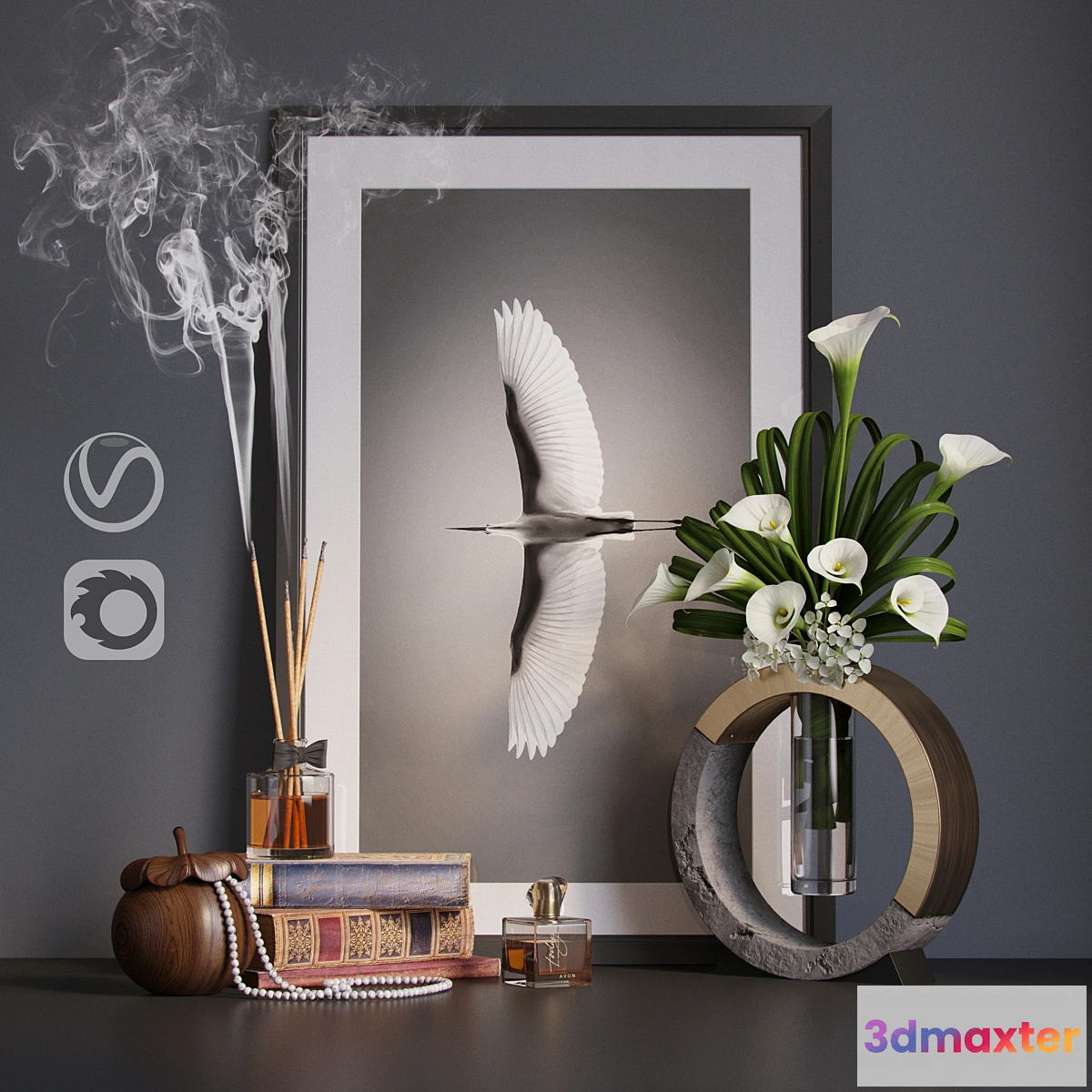 794158 - Kalla decorative set - No.3