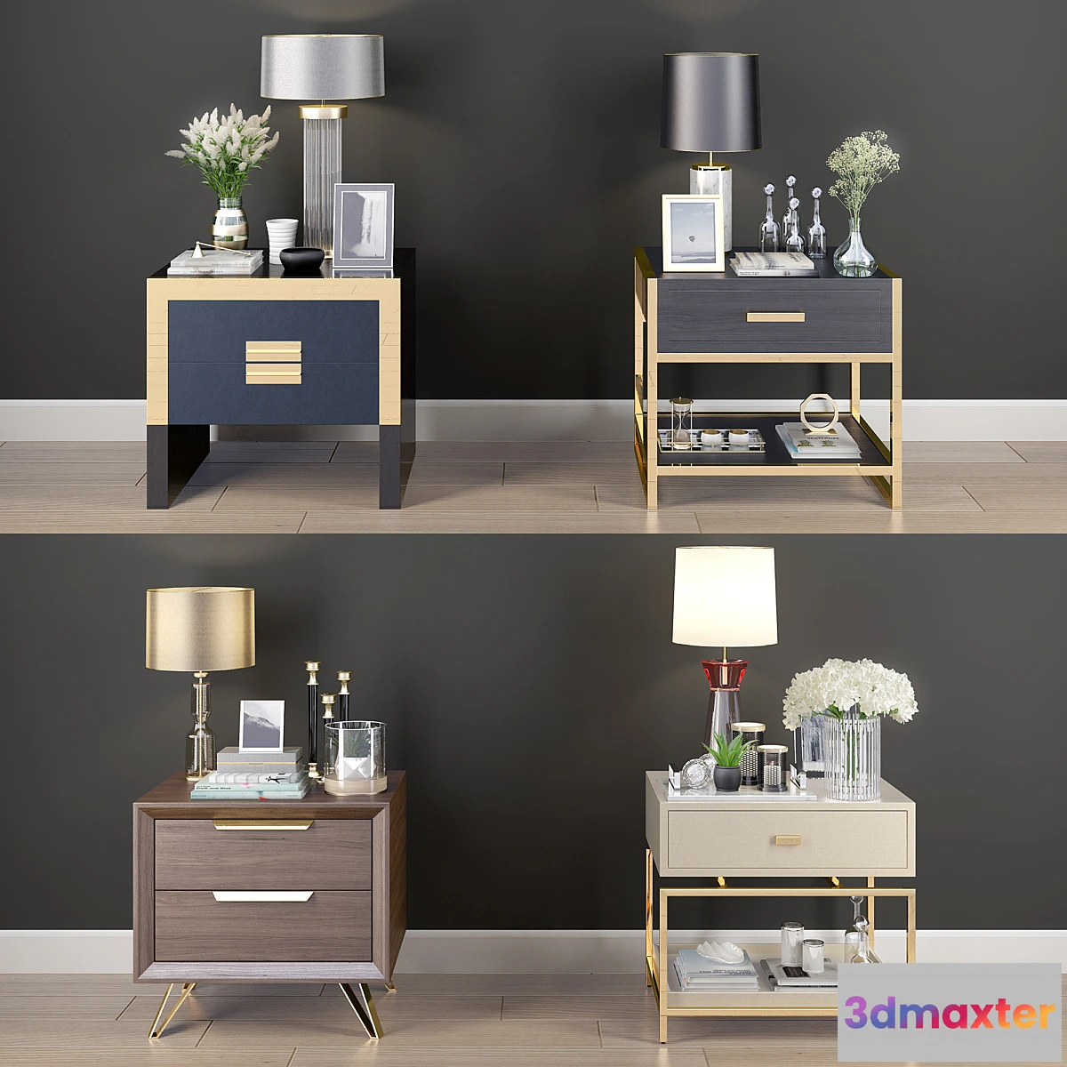 796128 - Nightstand Decorative Set01 - No.2