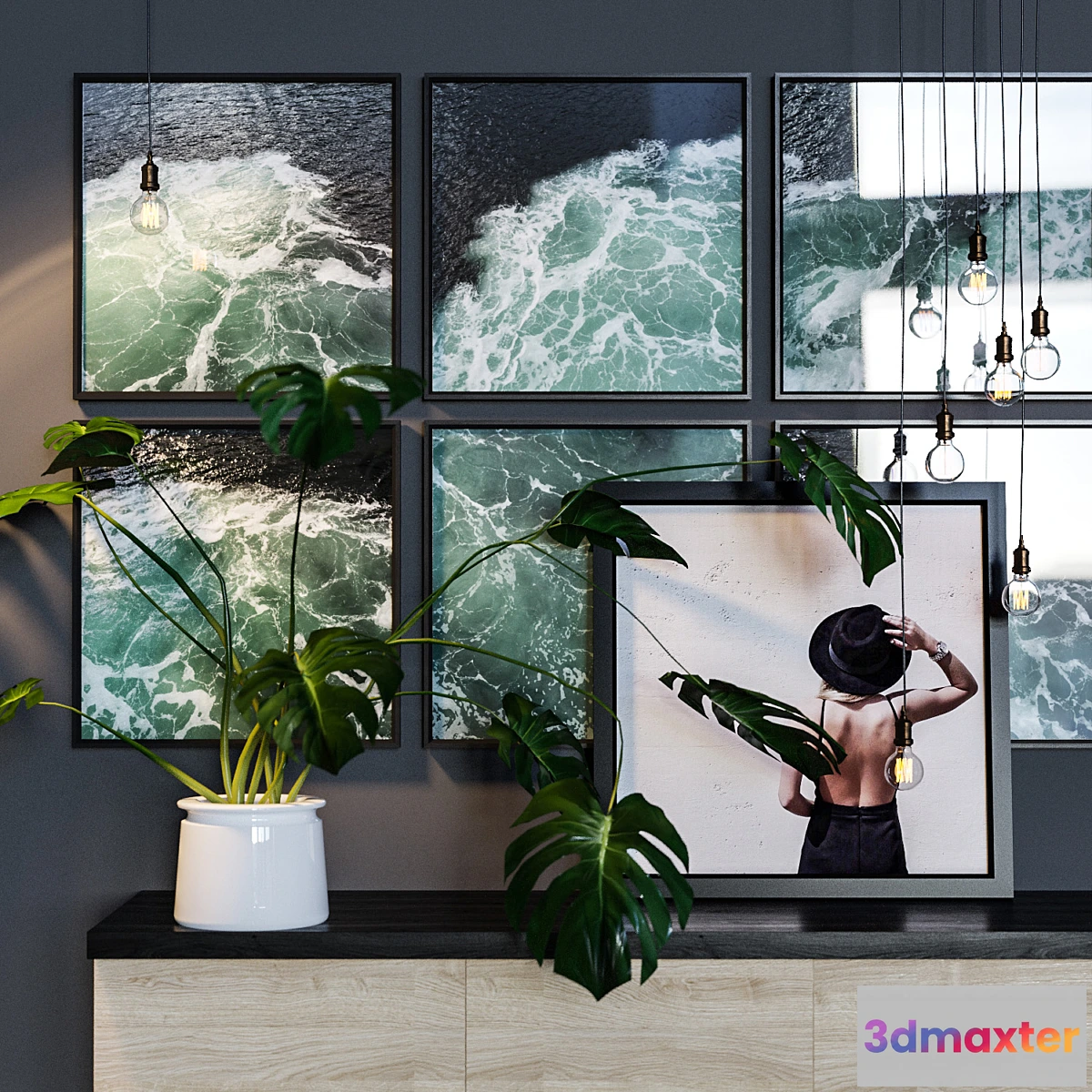 804750 - Decorative set (Wave) - No.2