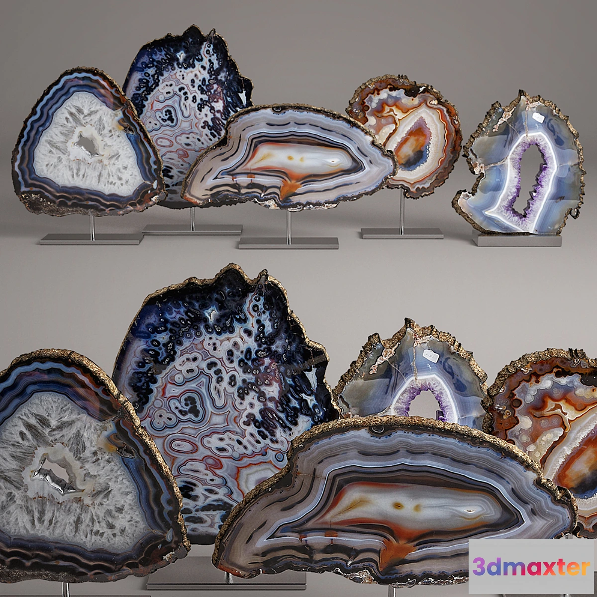 814062 - agate decor set - No.3