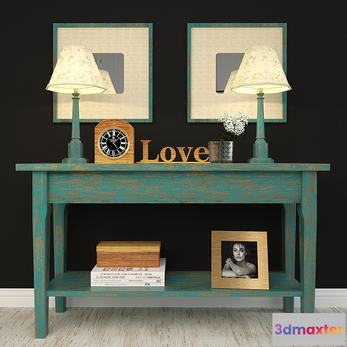 817688 - Consol table with decor - No.3