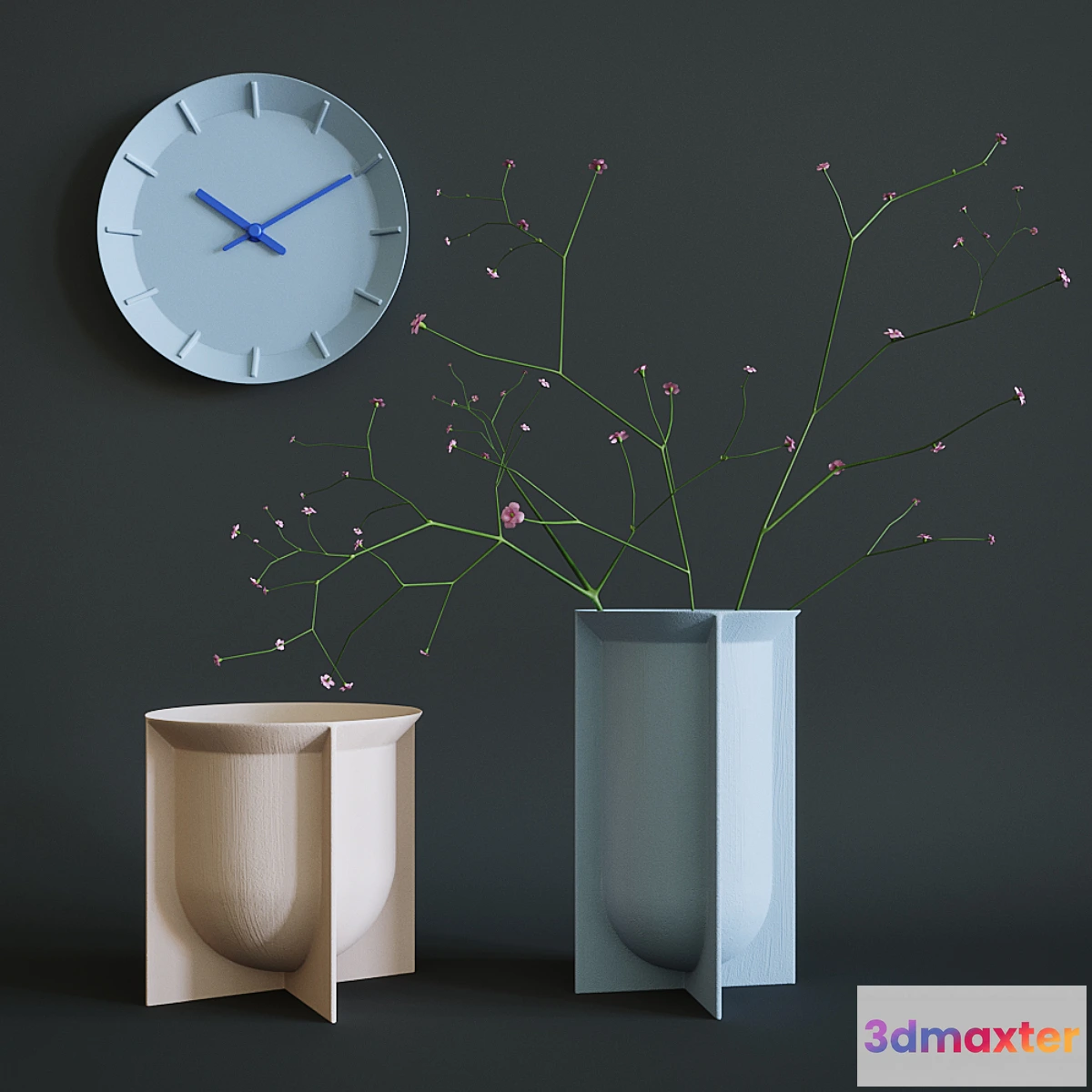 819604 - Rosenthal domo vase and wall clock