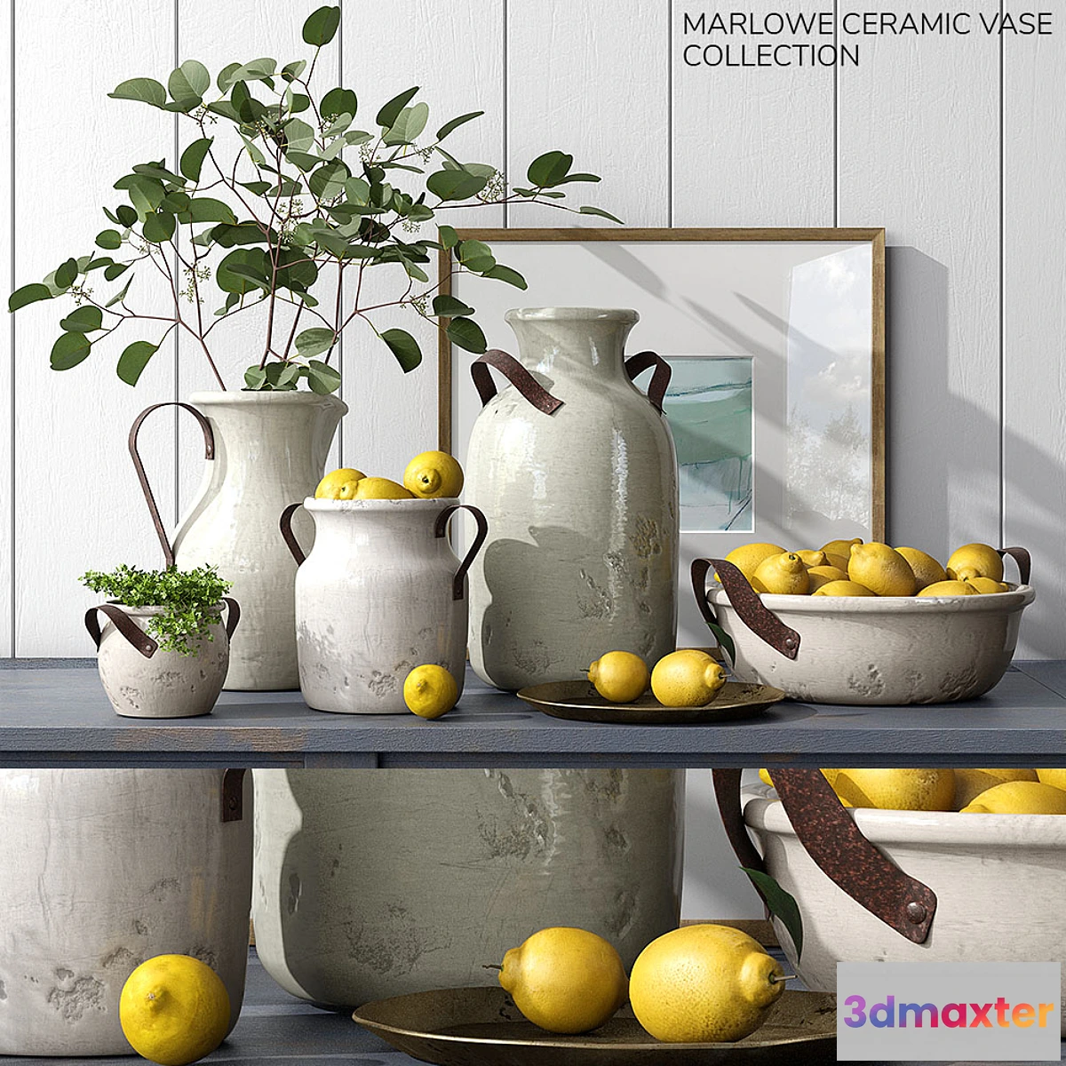 826454 - Pottery Barn MARLOWE CERAMIC VASE COLLECTION - No.3