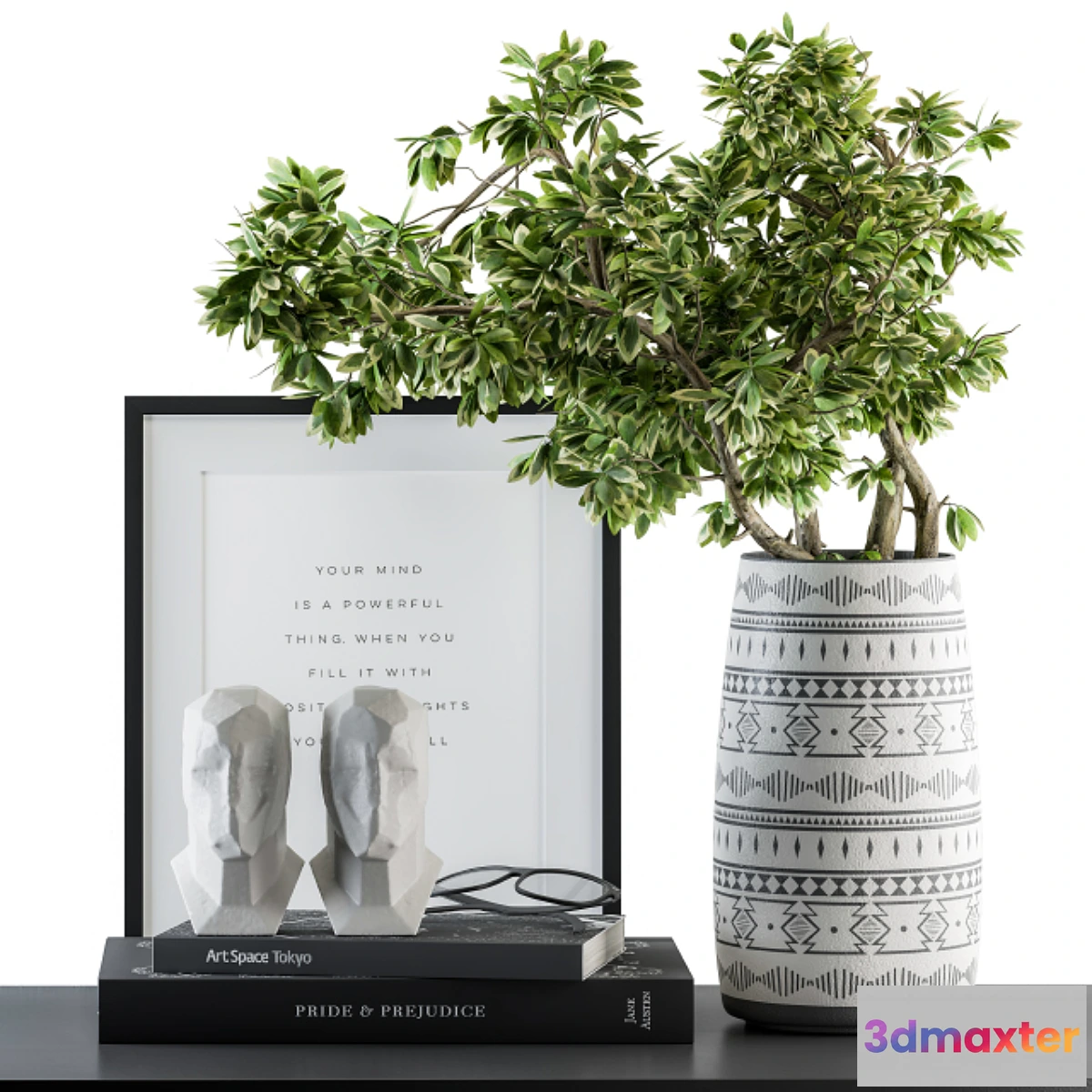 826974 - Decorative Set Green Bouquet - Set 45 - No.3