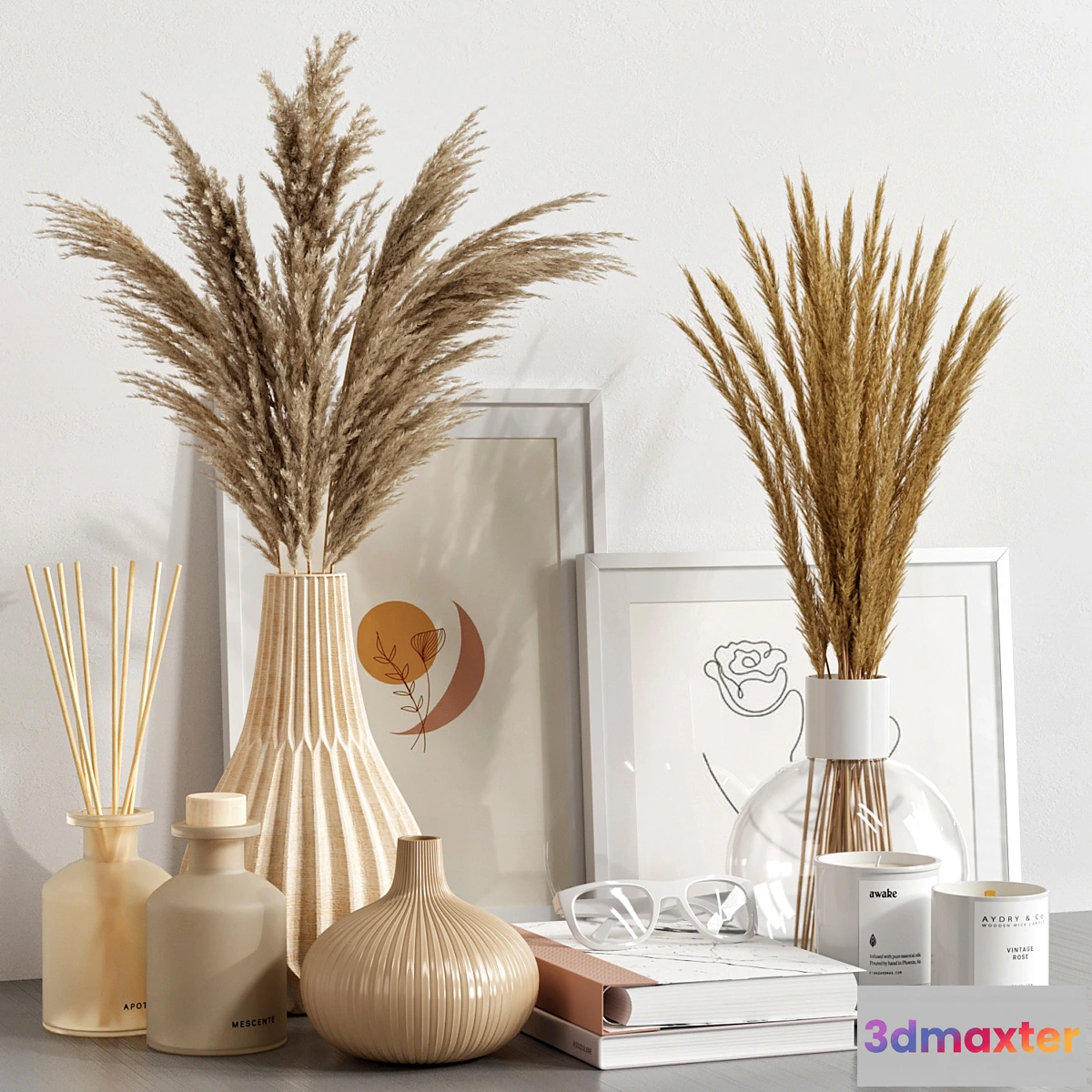 826994 - Decorative set with dried flowers 03 - No.3