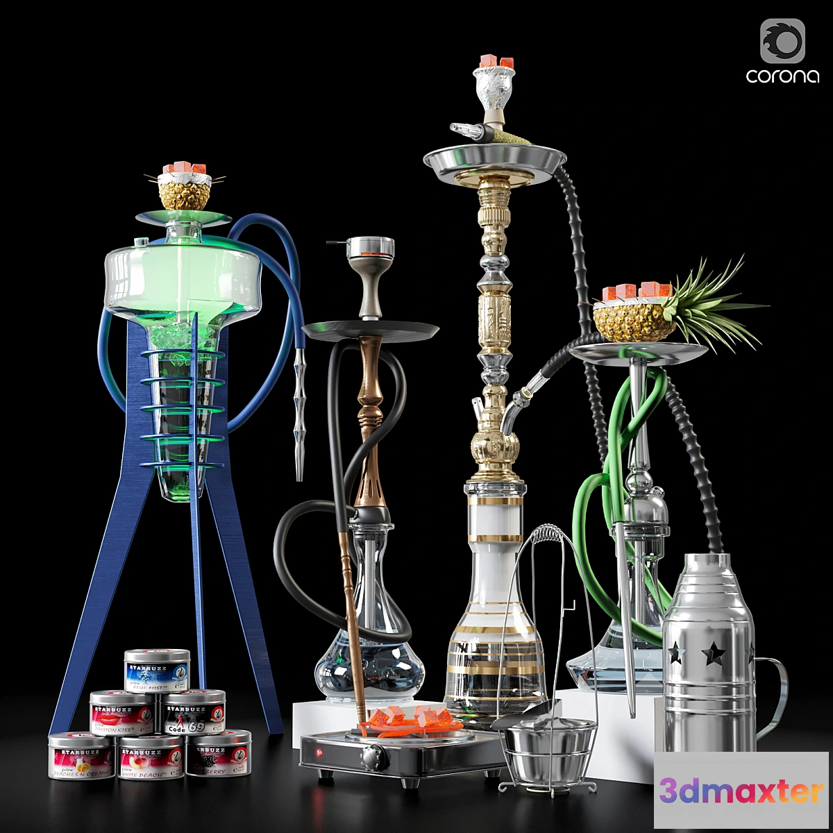 827012 - Hookah set - No.3