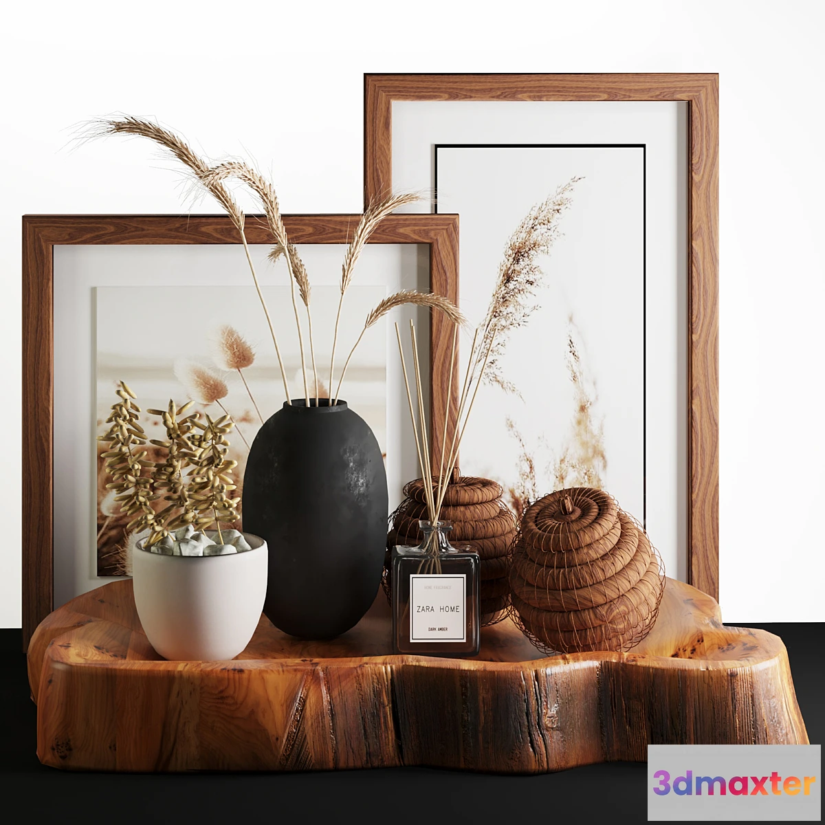 827046 - Natural Wood and Wheat decorative - No.2