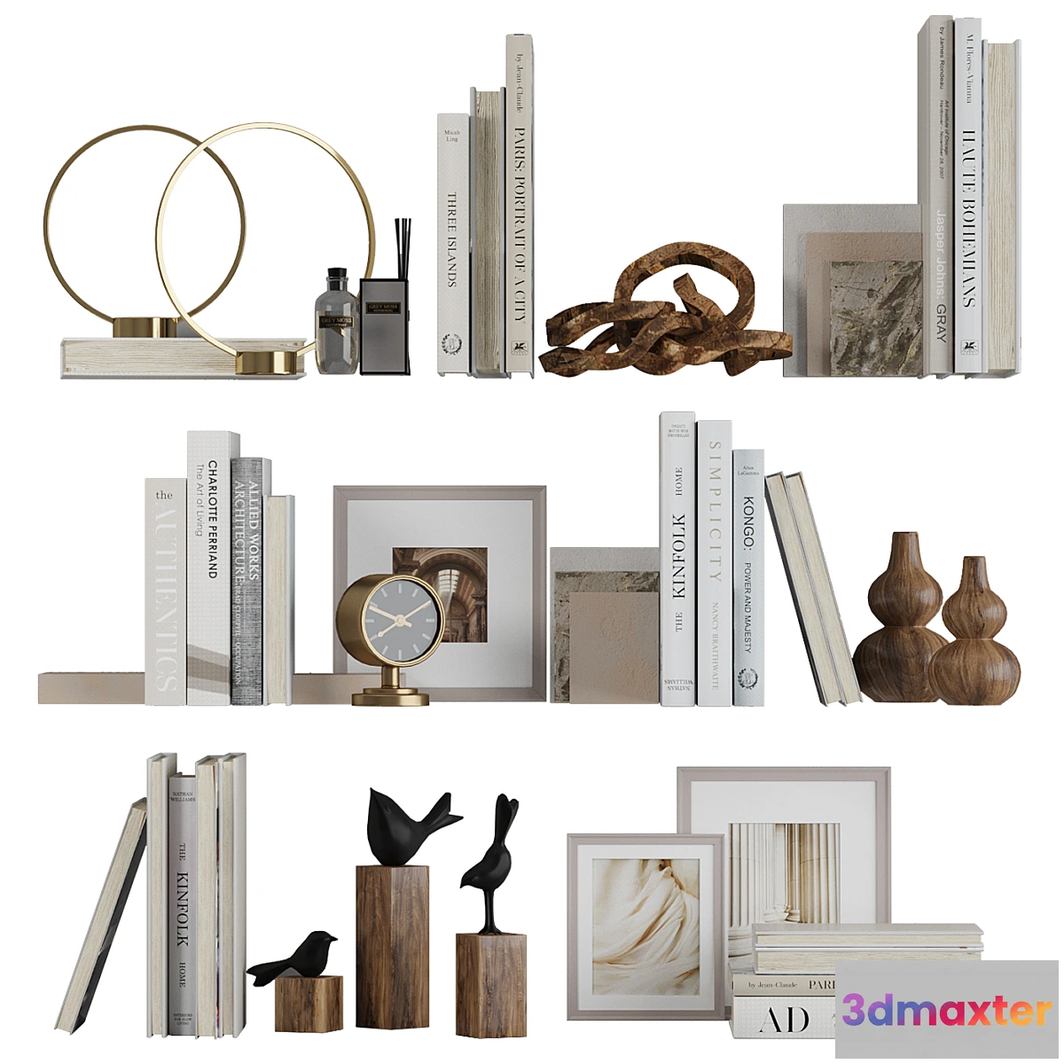 827074 - Decor shelf set 2 - No.3