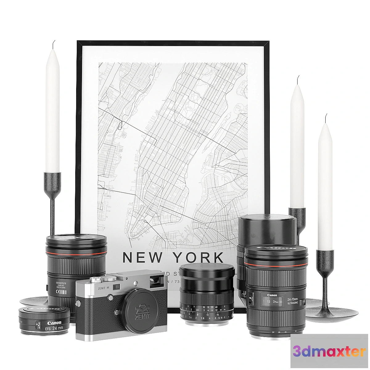 827364 - Decorative set shelves 02 - No.3