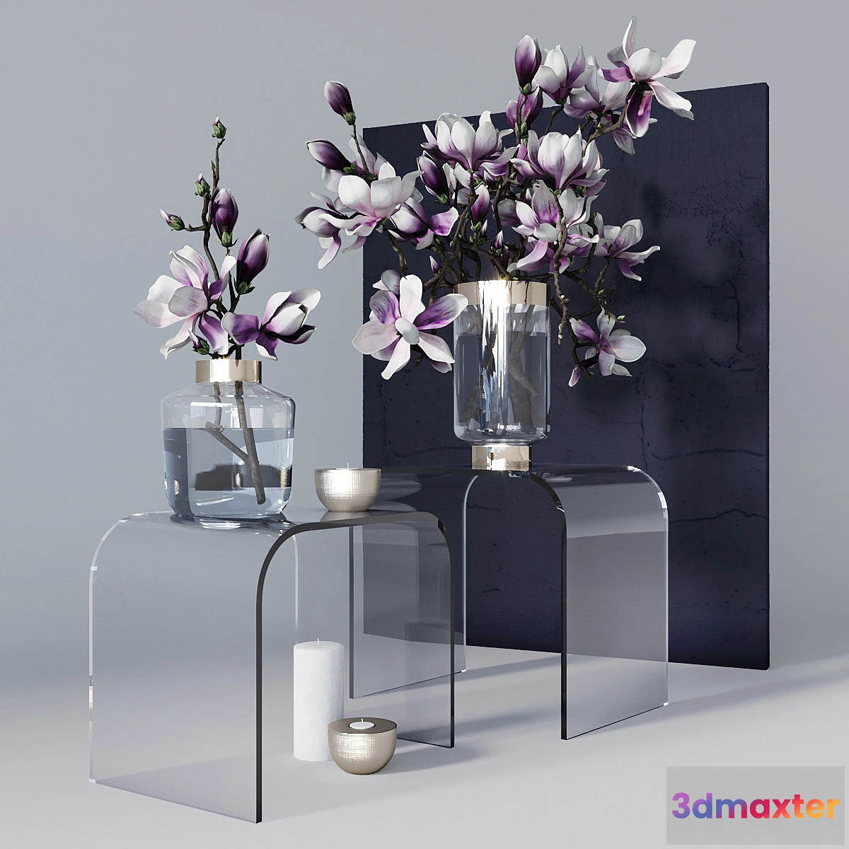 827376 - Decorative set with magnolia - No.3