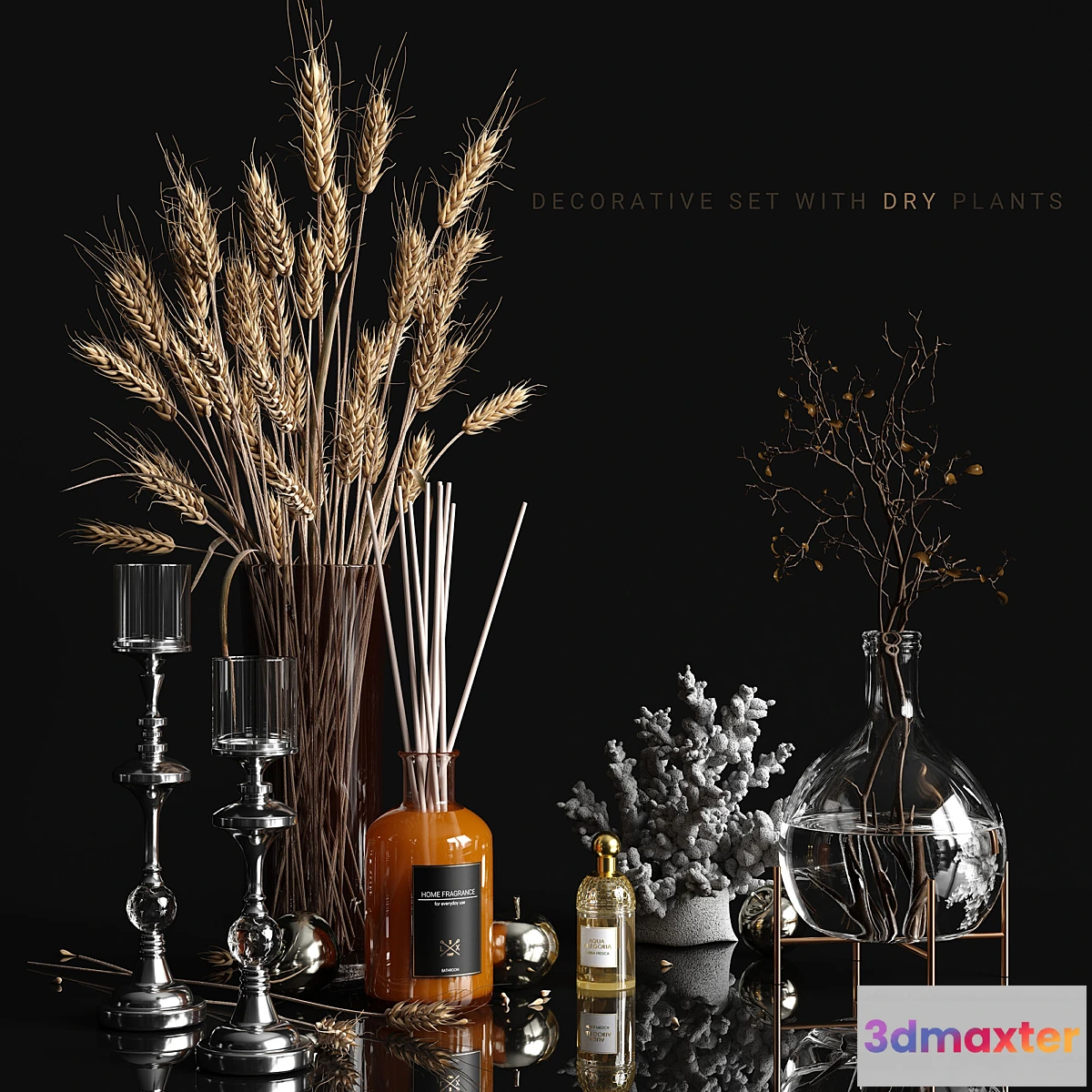 846765 - Decorative set with dry plants - No.6