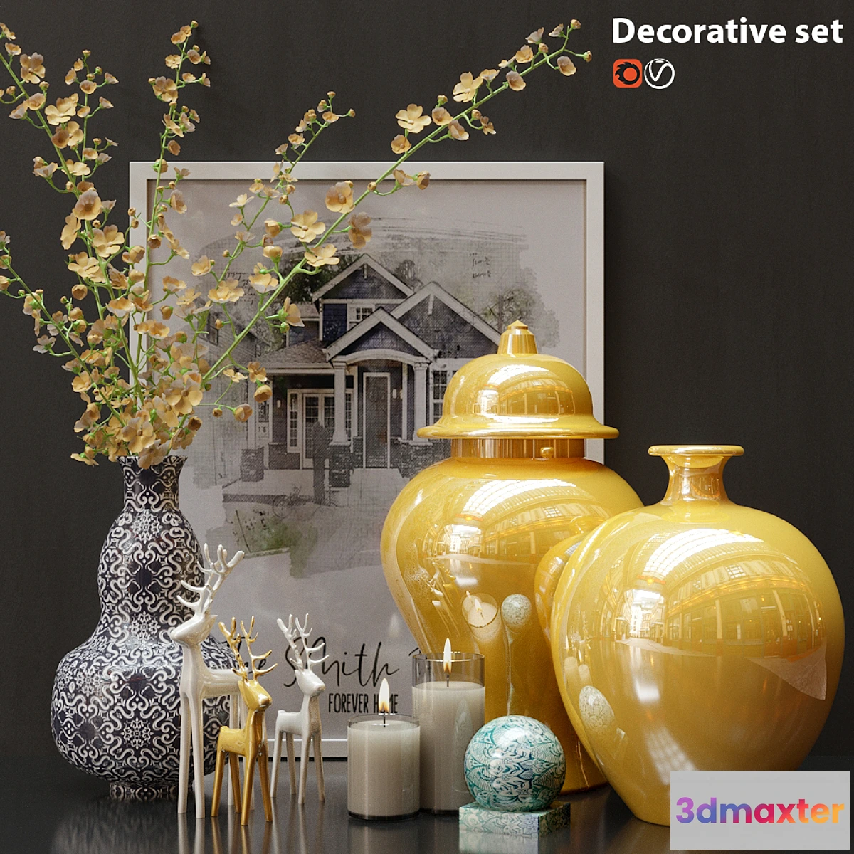 850459 - Decorative set - No.354