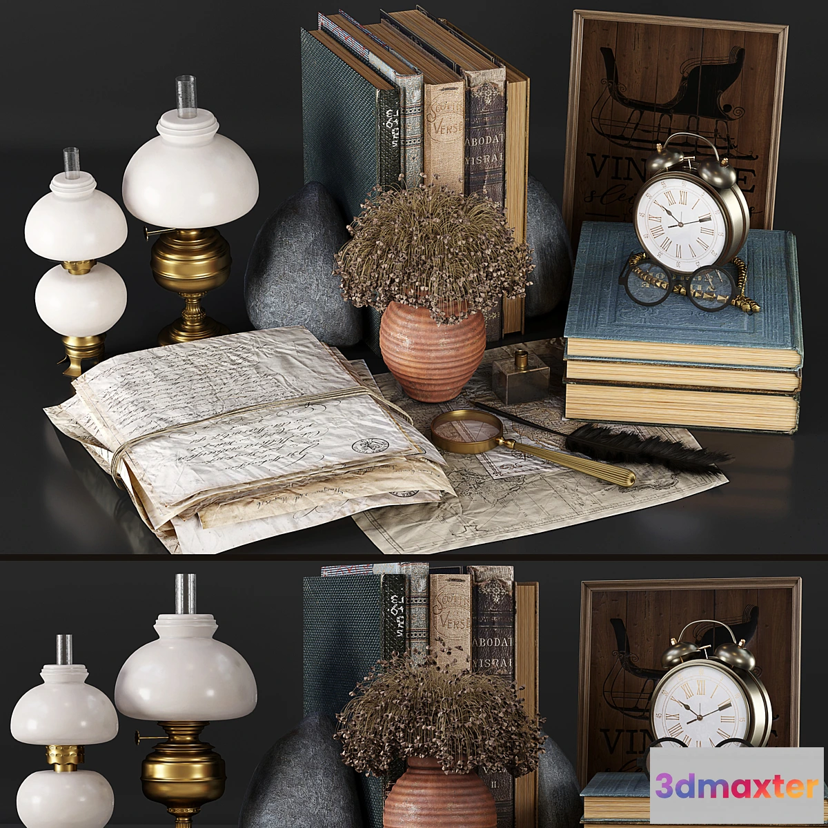 850631 - Old decorativ set - No.3