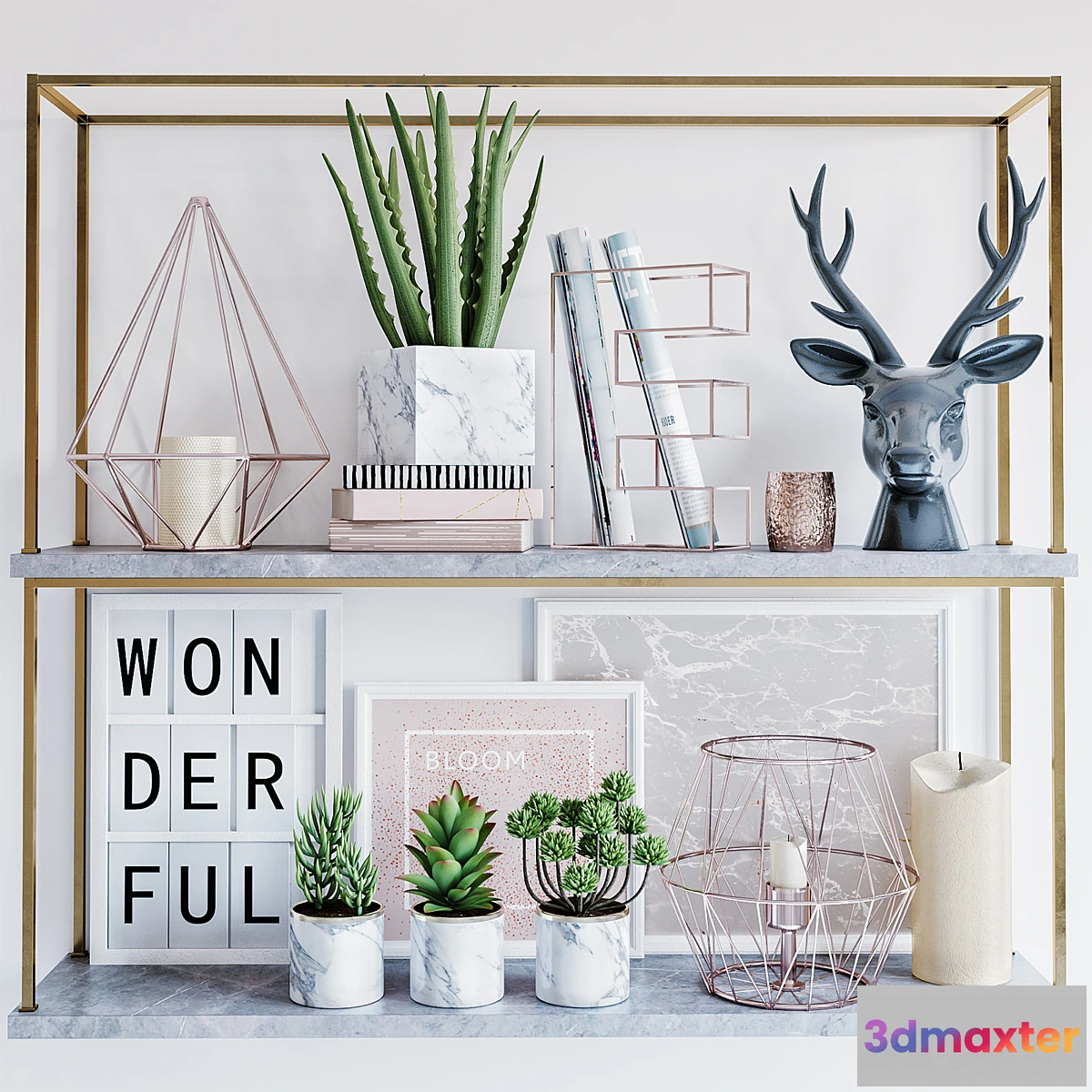 867029 - Shelf with decor - No.4