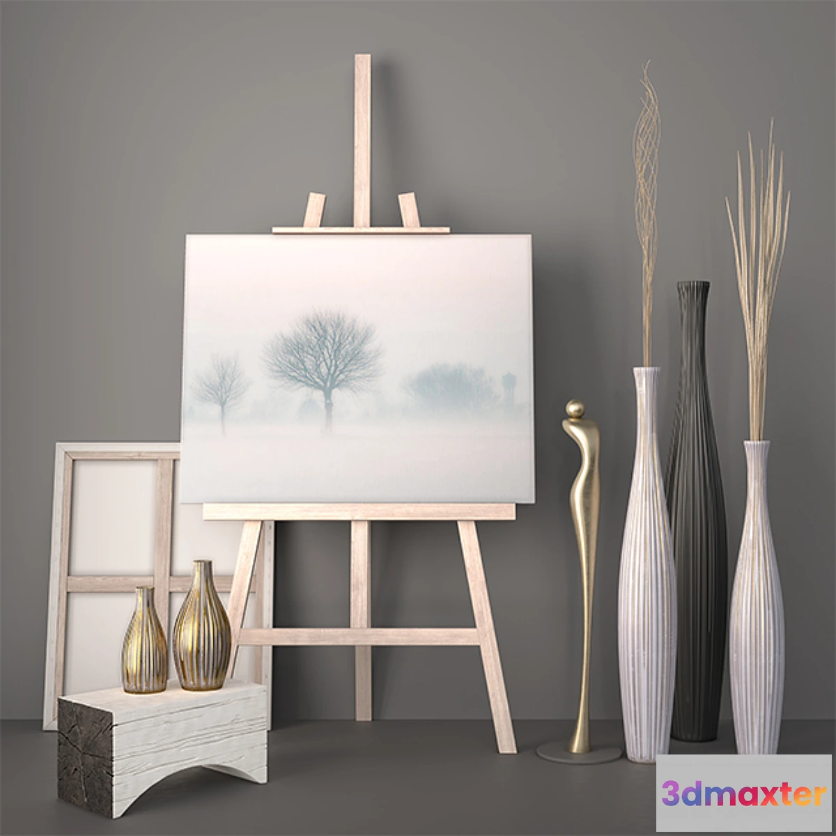 867125 - Decor - Vases Dry grass Statuette - No.4