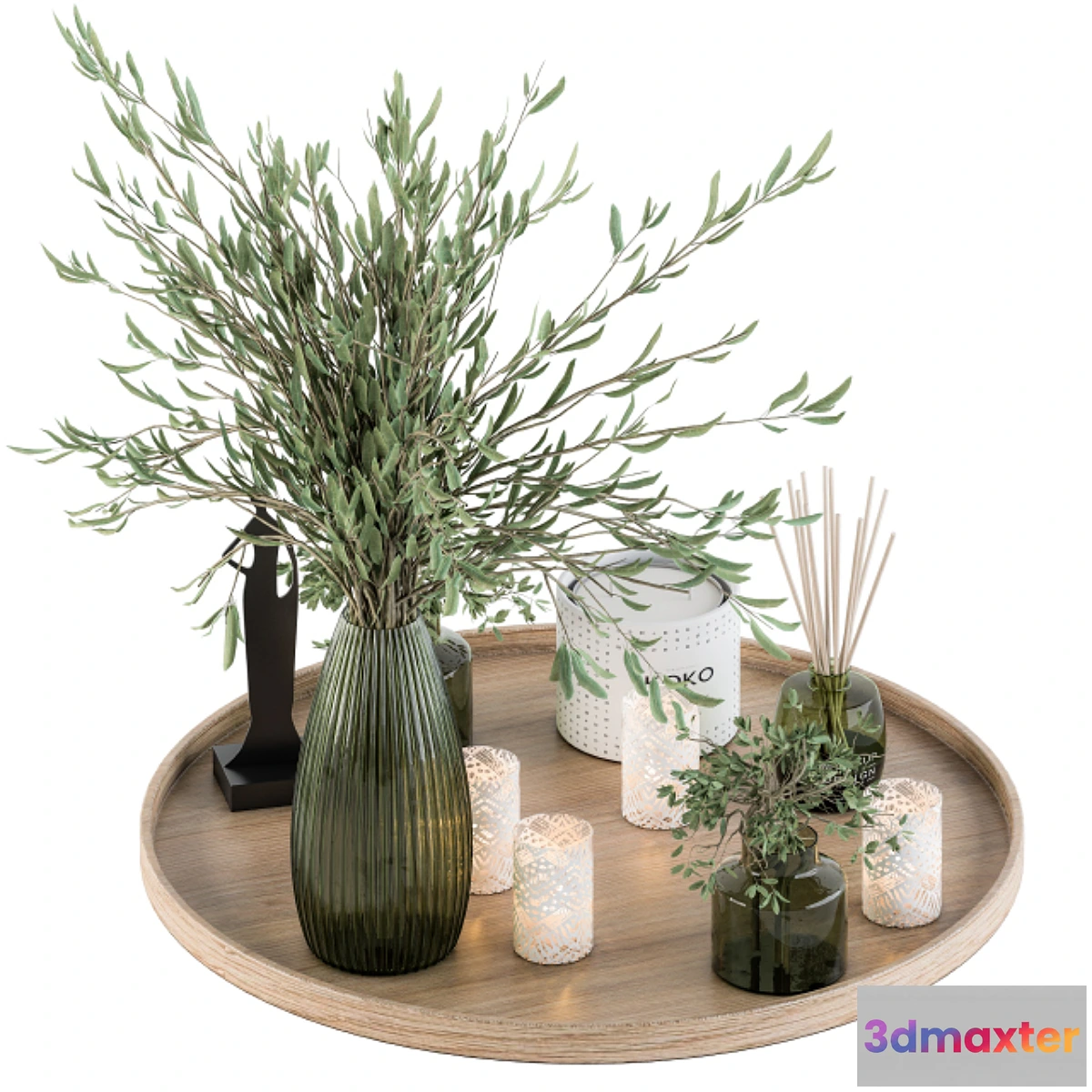 867155 - Decorative Set in Tray - Set 49 - No.4