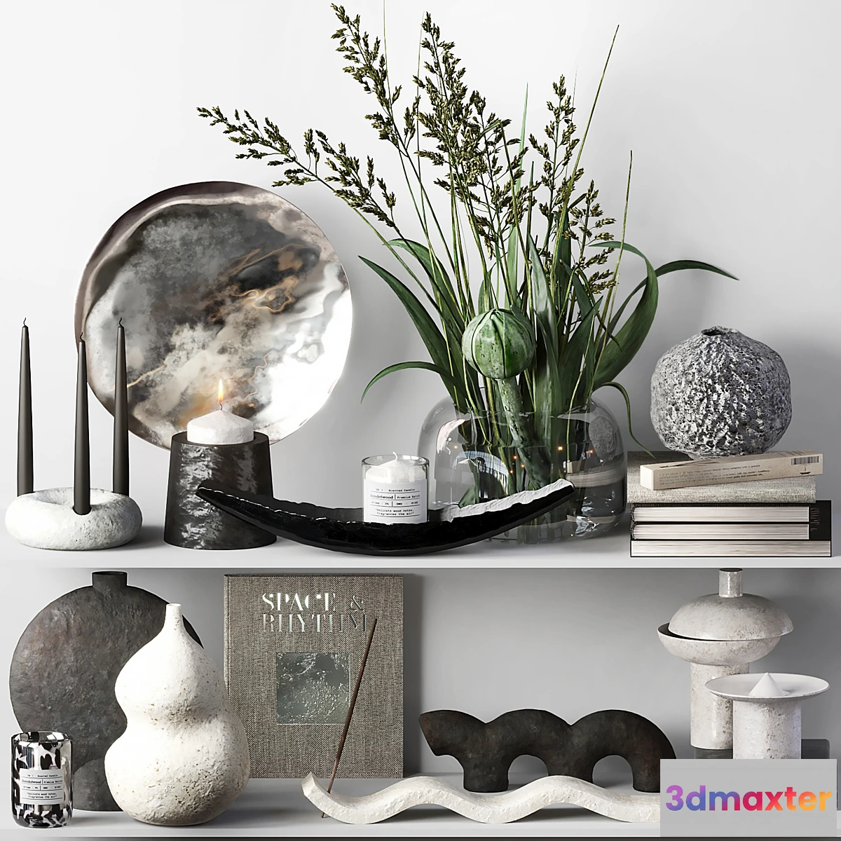 867203 - Decorative set 014 with Ceramic and bouquet - No.4