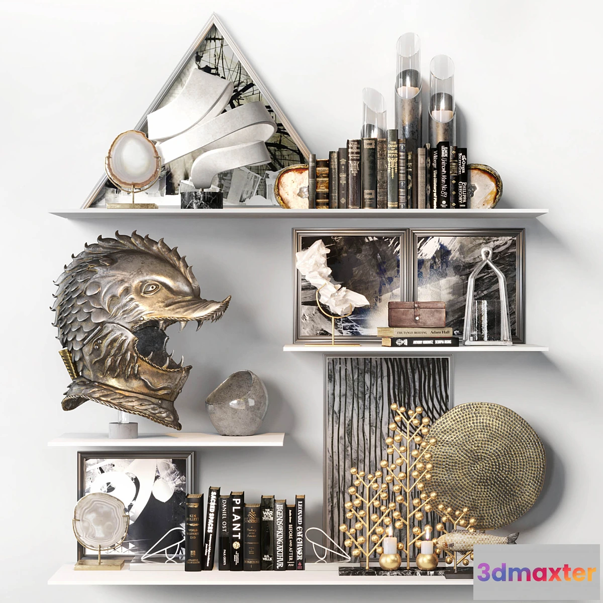 867431 - Decorative set with medieval Dragon Helmet - No.4