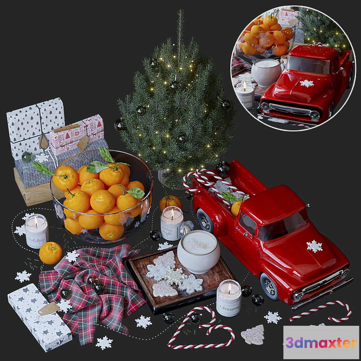 867613 - Christmas style decorative set - No.4