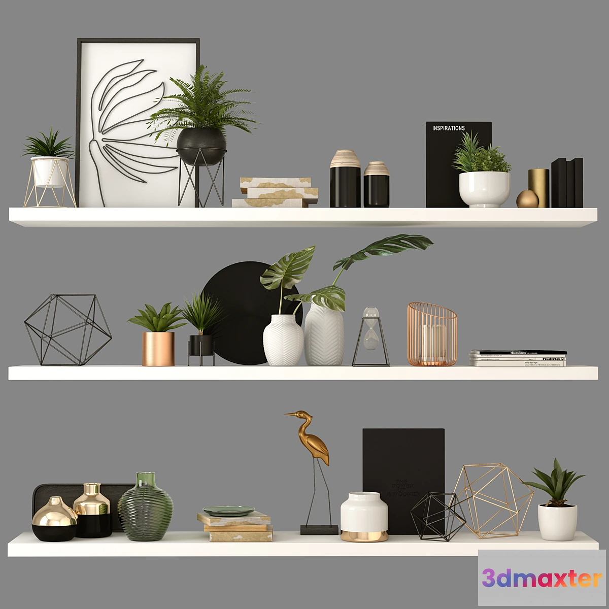 867669 - Decor Set Shelves - No.4