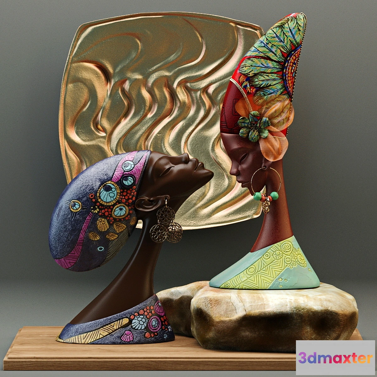 867971 - African sculptures - Factory “DesignToscano” - No.5