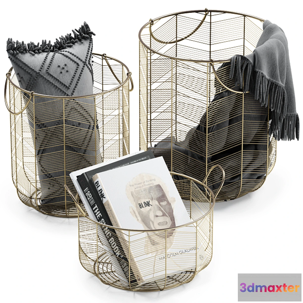 868455 - METAL BASKETS DECOR - No.4