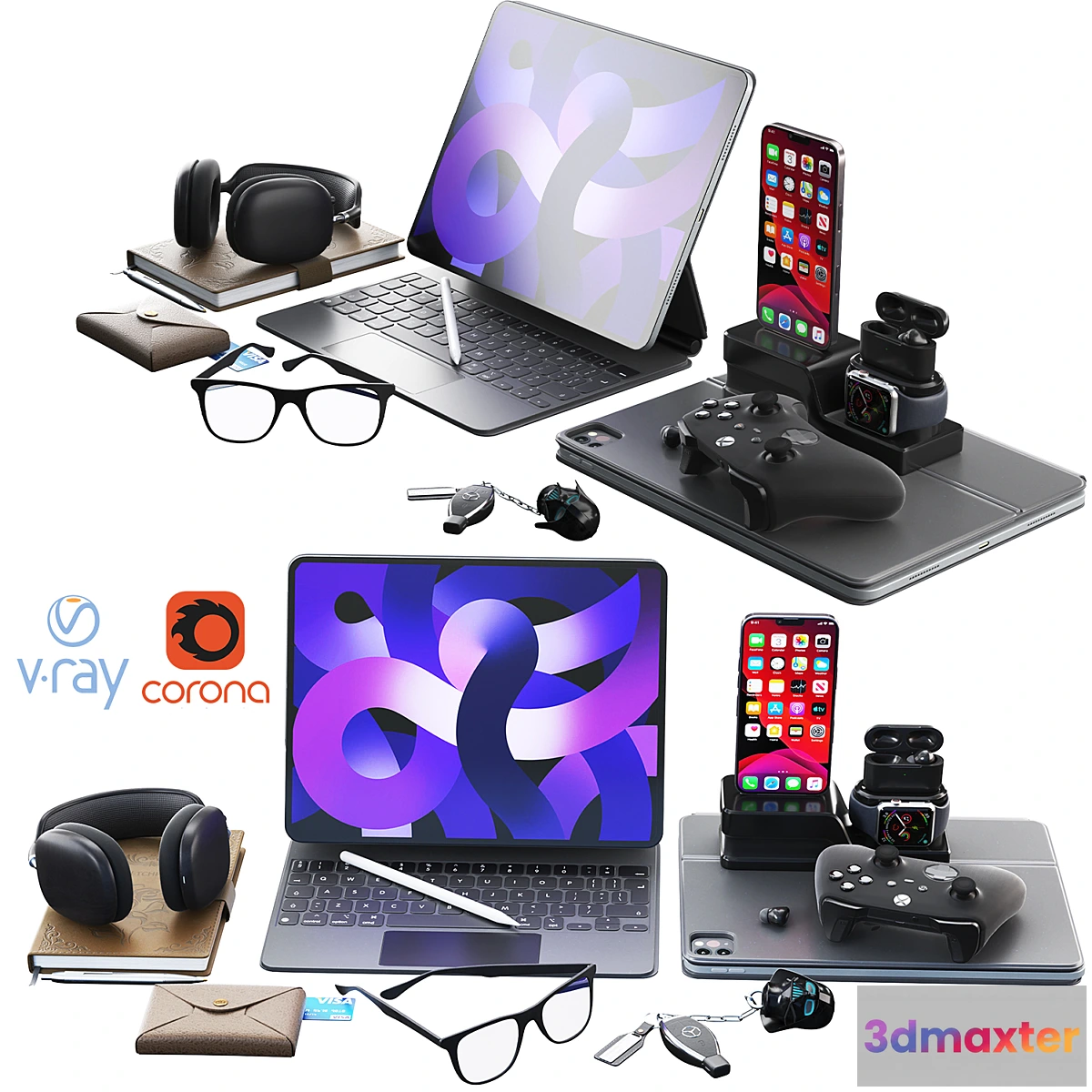 886846 - Workspace Composition _ Apple Set - No.3